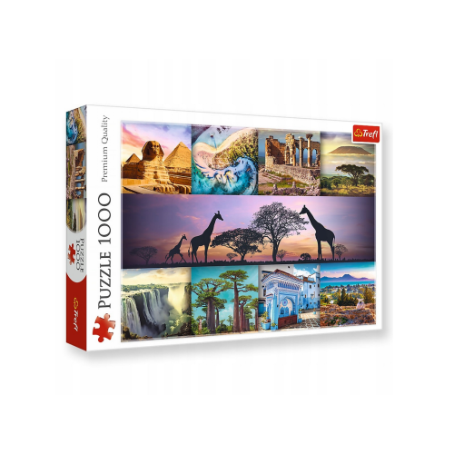 Puzzle 1000 el. Kolaż - Afryka Trefl 10792